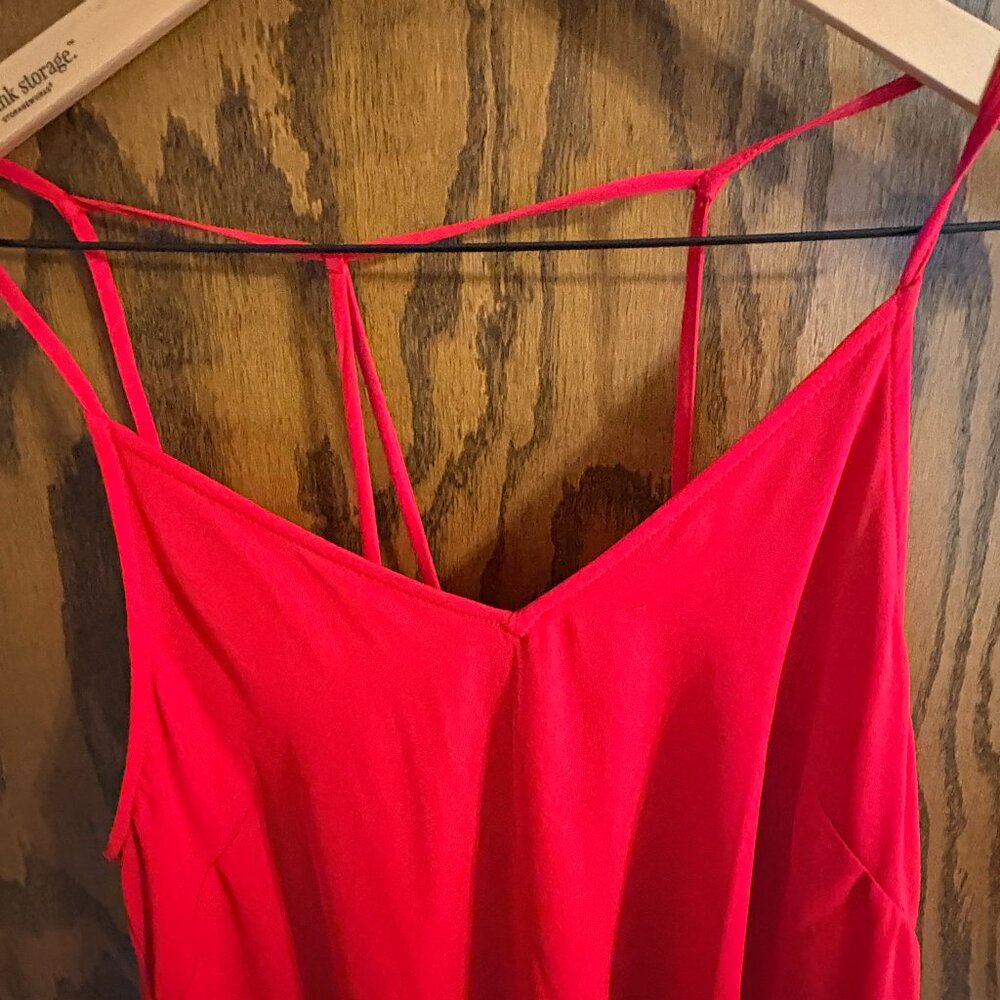 Valentine ,Red, flowy, Cami dress